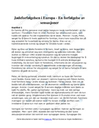 Jødeforfølgelsen i Europa | En forfølgelse av sensasjoner