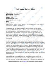 Full Metal Jacket (film)