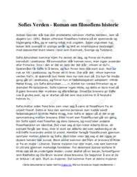 Sofies Verden | Roman om filosofiens historie