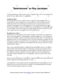 Seierherrene  av Roy Jacobsen