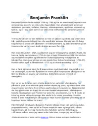 Benjamin Franklin