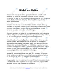 Bildet av Afrika