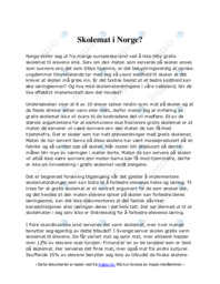 Skolemat i Norge?