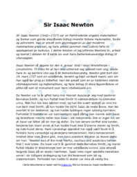 Sir Isaac Newton