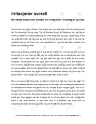 Irritasjoner overalt