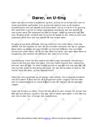 Dører en U-ting