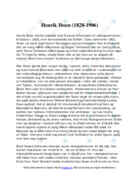 Henrik Ibsen (1828|1906)