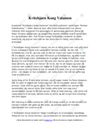 Kvitebjørn Kong Valamon