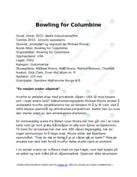 Bowling for Columbine