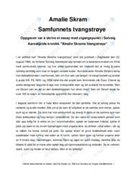 Samfunnets tvangstrøye (Amalie Skram)