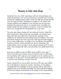 Beauty is only skin deep