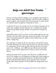 Soga om Adolf Den Ondes gjerningar