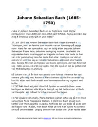 Johann Sebastian Bach (1685-1750)