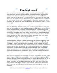 Planlagt mord