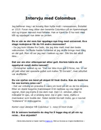 Intervju med Colombus