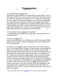 Tyggegummi