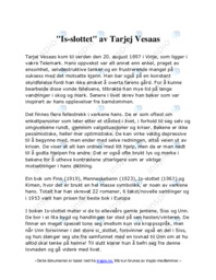 Is-slottet av Tarjej Vesaas
