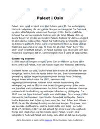 Paleet i Oslo