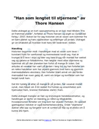 Han som lengtet til stjernene av Thore Hansen