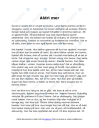 Aldri mer