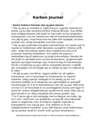 Karbon journal
