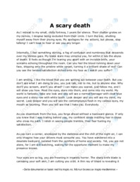 A scary death