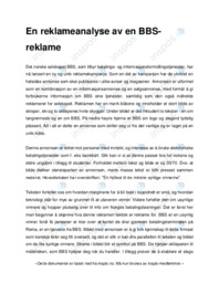 Reklame for BBS