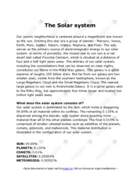 The Solar system