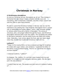 Christmas in Norway