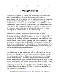 Valgets kval