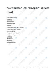 “Naiv.Super.” og “Doppler” (Erlend Loes)