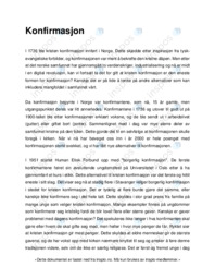 Konfirmasjon i år 2000