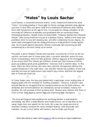 Holes by Louis Sachar