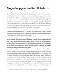 Kurt Cobain – Biography
