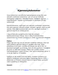 Kjønnssykdommer
