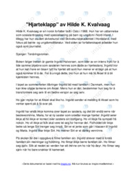 Hjarteklapp av Hilde K