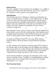 Tomorrow, When the War Began by John Marsden