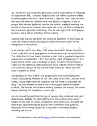 Echoes of Little Rock