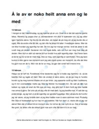 Å le av er anna enn og le med