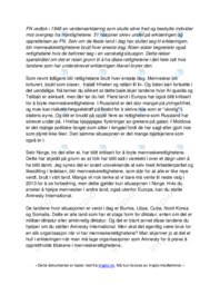 Menneskerettighetsbrudd er vanlig i mange land