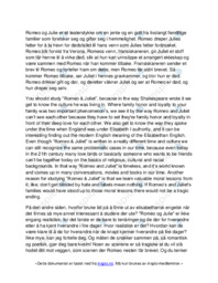 Why, or why not to study Romeo and Juliet