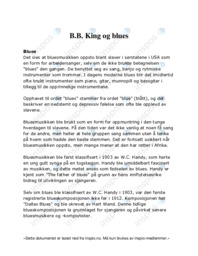 B.B. King og blues