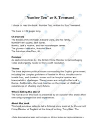 Number Ten av S. Townsend