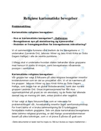 Religiøse karismatiske bevegelser