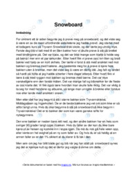 Snowboard