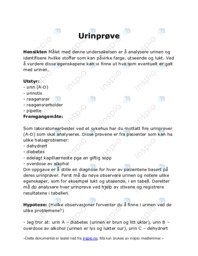 Urinprøve