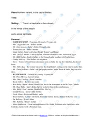 Across the barricades