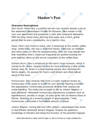 Shadow’s Past
