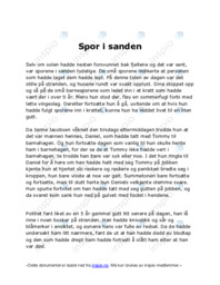 Spor i sanden