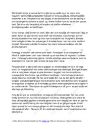 Oppnår fengselsstraff formålet sitt?